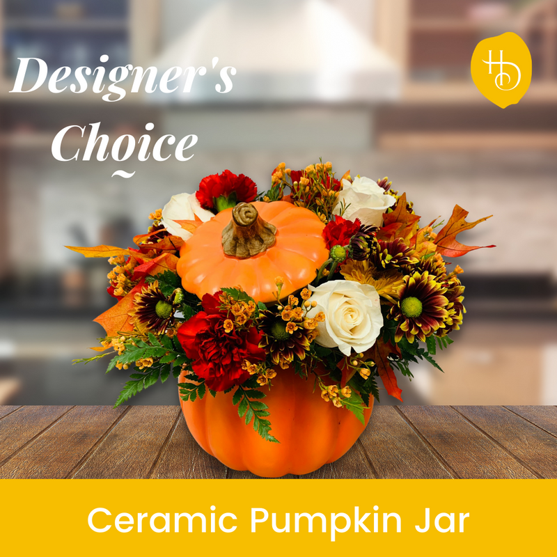 Designer's Choice Pumpkin Jar