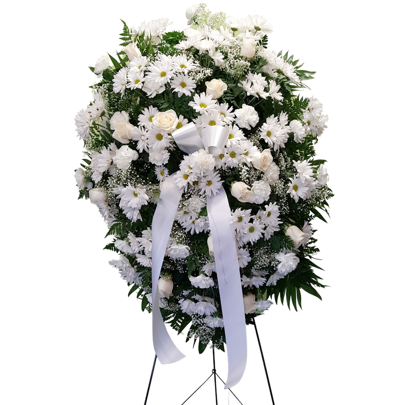 Flower Delivery Florist Funeral Sympathy Naples Eternal Adoration Standing Spray