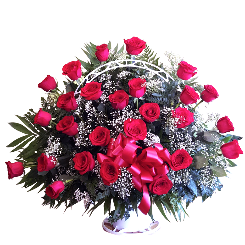 Flower Delivery Florist Funeral Sympathy Naples Forever Funeral Basket