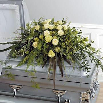 Flower Delivery Florist Funeral Sympathy Naples Natures Glory Casket Spray